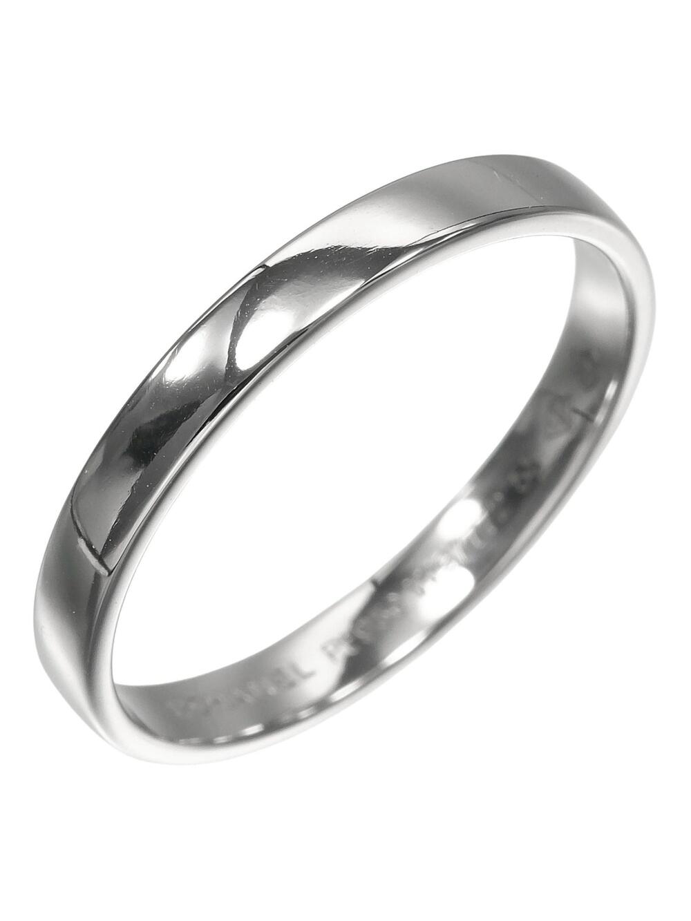 Chanel John Eternal Band Ring Platinum #327472C95B